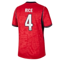 Camiseta Inglaterra Declan Rice #4 Segunda Equipación Replica Mundial 2026 mangas cortas